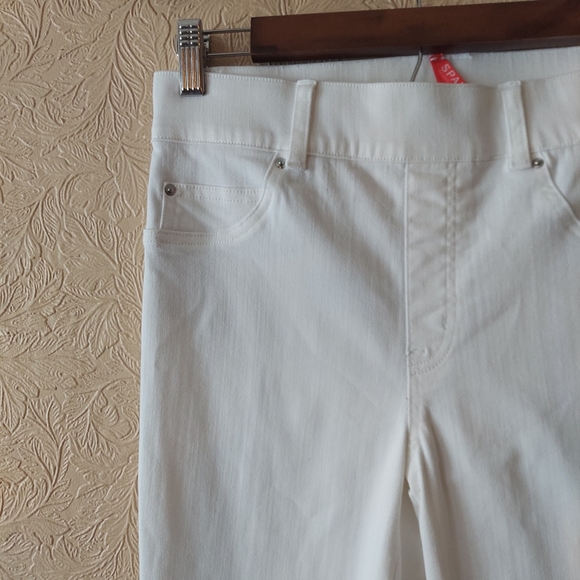 Spanx Jean-ish White Jeggings Medium Petite - Picture 3 of 10